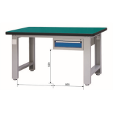重型工作臺(tái)帶單抽(40mm復(fù)合臺(tái)面)，E-XTG1575+XB10-1TG(G)