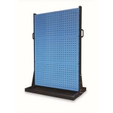 固定型雙面物料架960×630×1450mm(4方孔2百葉)，KR-2342